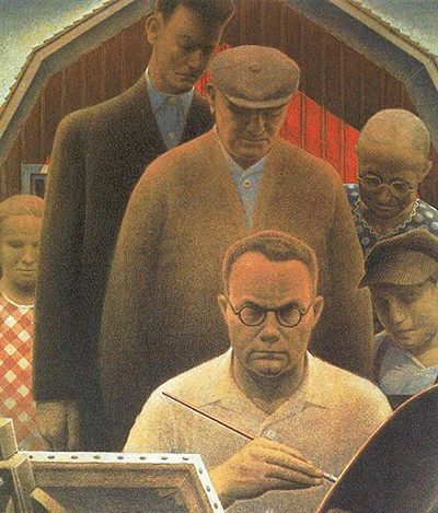 Return from Bohemia Grant Wood